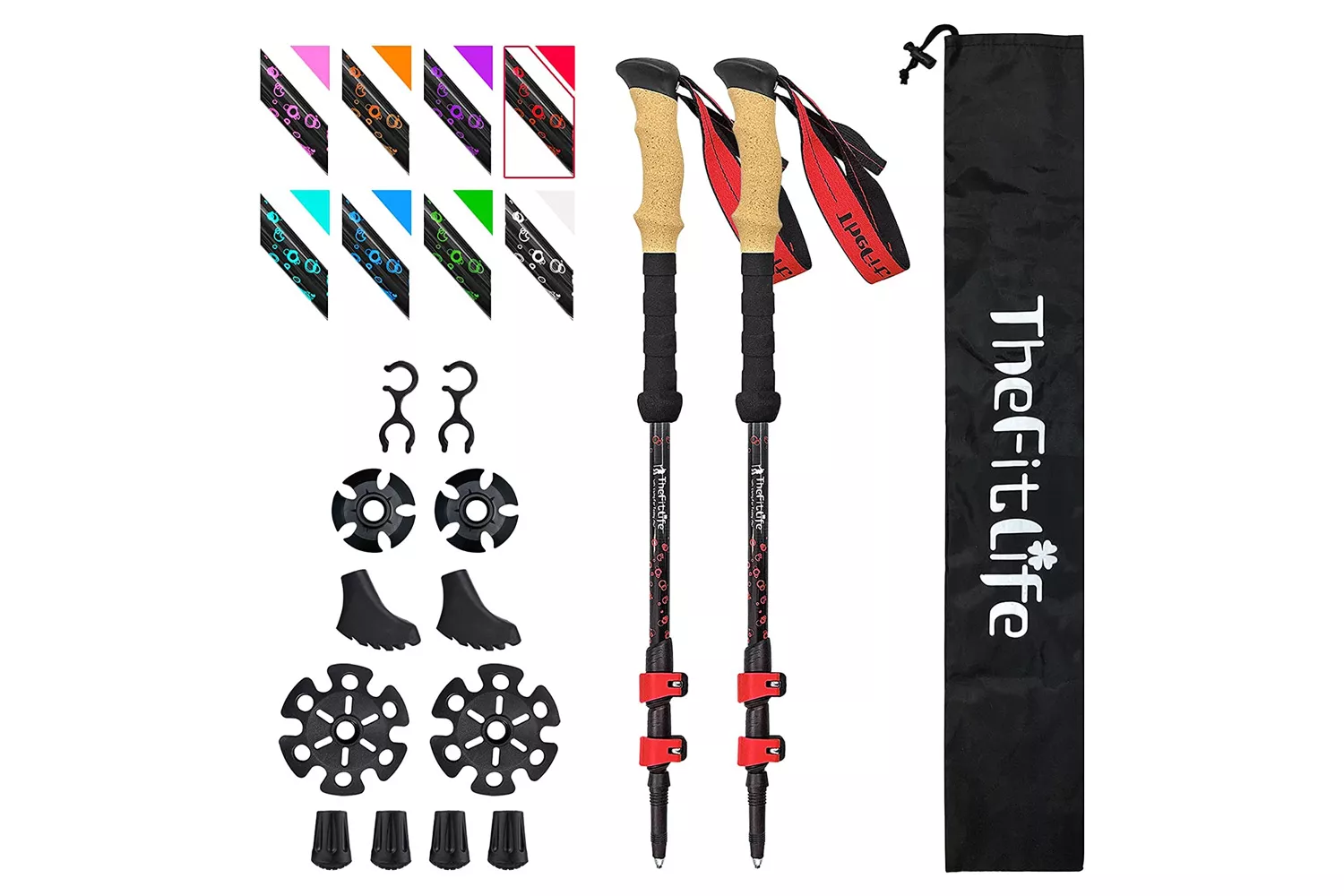 TheFitLife Carbon Fiber Trekking Poles