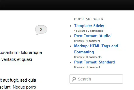 Traffic -mte- WordPress Popular Post