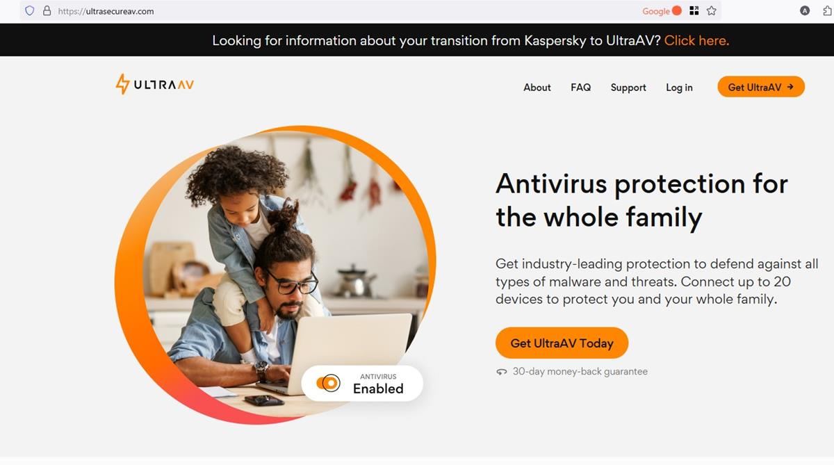 Kaspersky users in the US say their antivirus was replaced by UltraAV