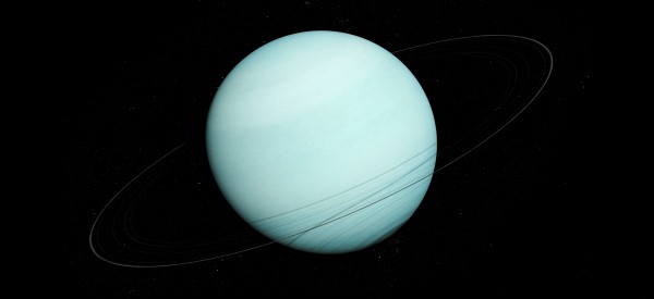 High quality rendering of the planet Uranus.