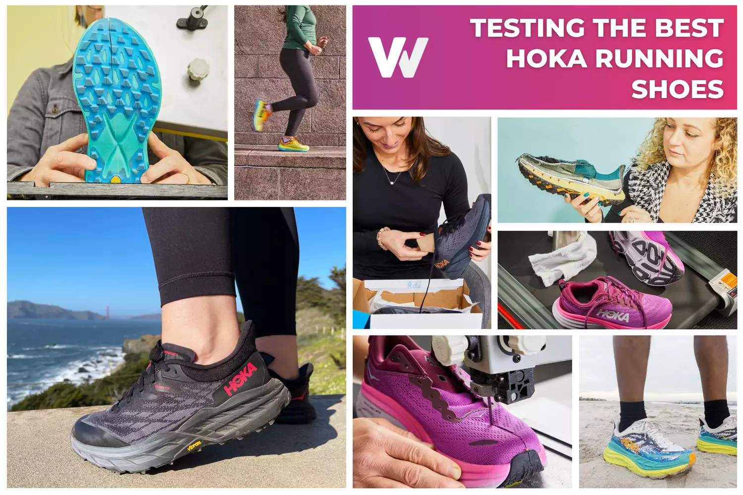 Testing Hoka running shoes