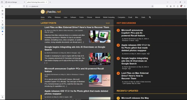 Vertical Tabs are coming to Firefox