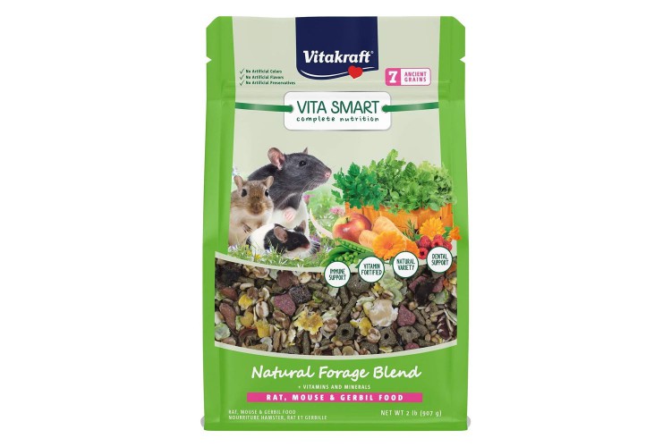 Amazon Vitakraft Vita Smart Natural Forage Blend Rat, Mouse & Gerbil Food