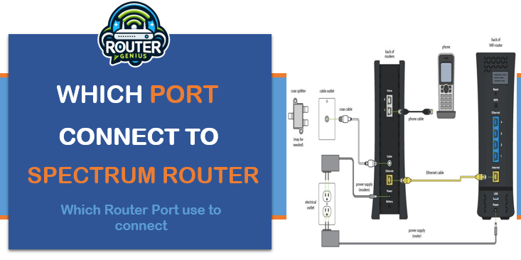 Which router port to use to connect to spectrum router