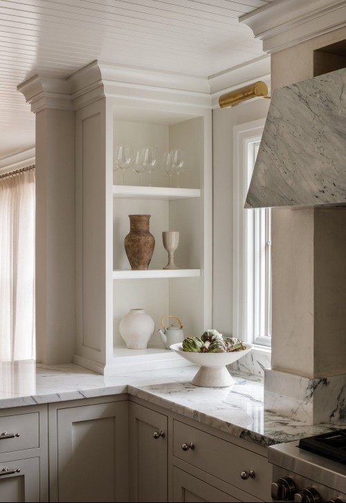 edited kitchen shelf decor