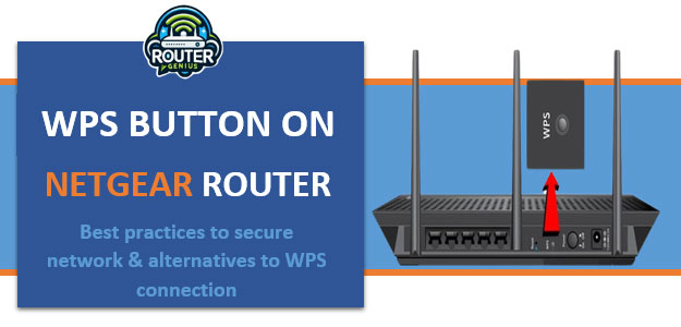 WPS button on Netgear router