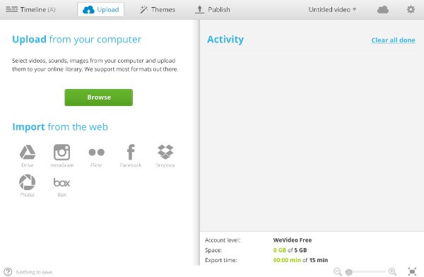 WeVideo Upload