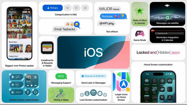 iOS 18 announced with Apple Intelligence, ChatGPT in Siri, Passwords app, Photos and Messages improvements
