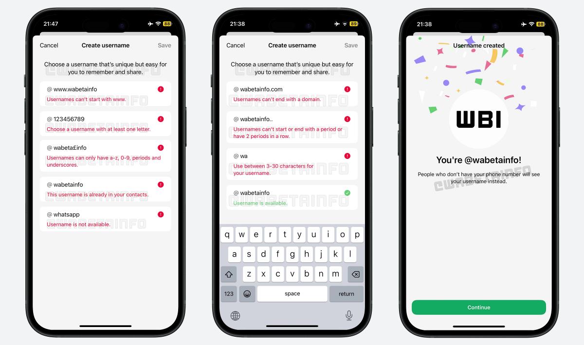 WhatsApp may soon let you create a username, and hide your phone number