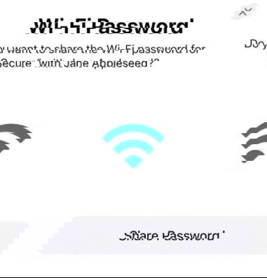 Wi Fi Password Share From Iphone