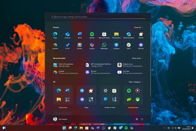 Windows 11 Start menu will merge pinned and recommended sections