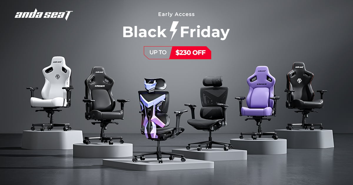 Coupons and Discounts Up for Grabs in the AndaSeat Black Friday Sale