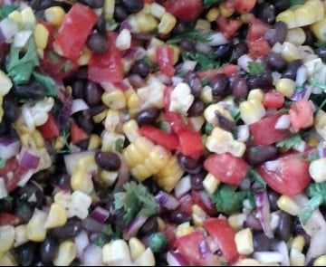 Baja Black Beans, Corn and Rice