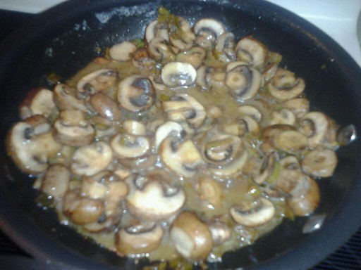 White Wine-Garlic Sauteed Mushrooms