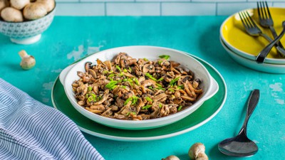 White Wine-Garlic Sauteed Mushrooms