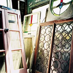 Leaded-glass windows