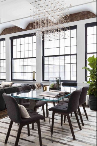 mid-century dining room