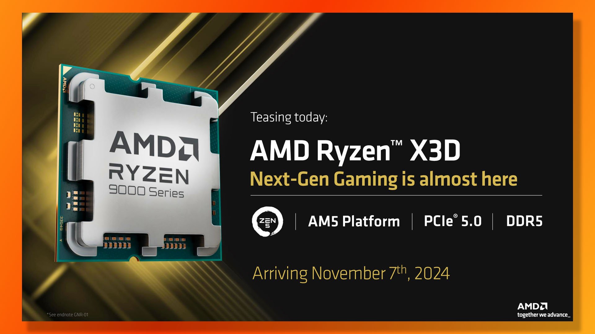 AMD Ryzen 9000 X3D release date trailer