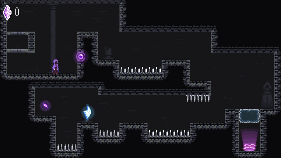 Click to Move in Teleporting Platformer Puzzle Game, Anominal