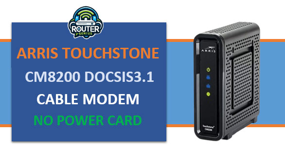 Arris touchstone cm8200 docsis 3.1 cable modem no power cord