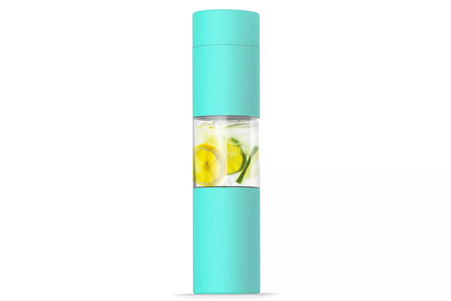 asobu Flavor U See a Stainless Steel Fruit Infuser Slim and Classy Water Bottle (Teal)