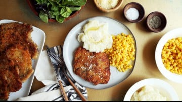 Parmesan Sage Pork Chops