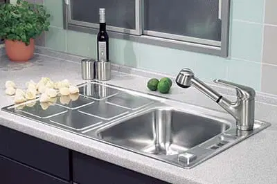 Image of a quiet bar sink that has sound-deadening panels