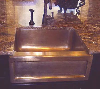Image of a farmhouse-style bar sink