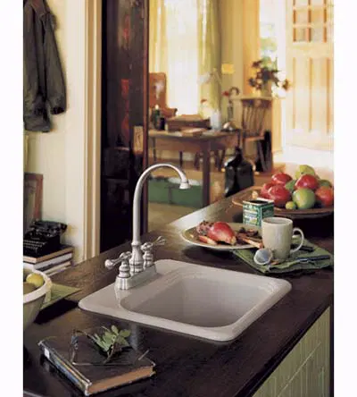 Image of a bar sink that is seamlessly installed