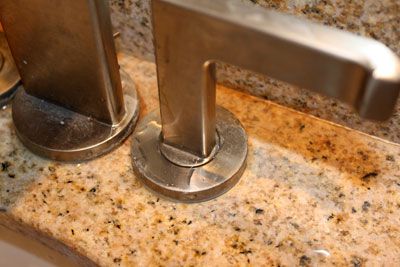Leak at the base of faucet