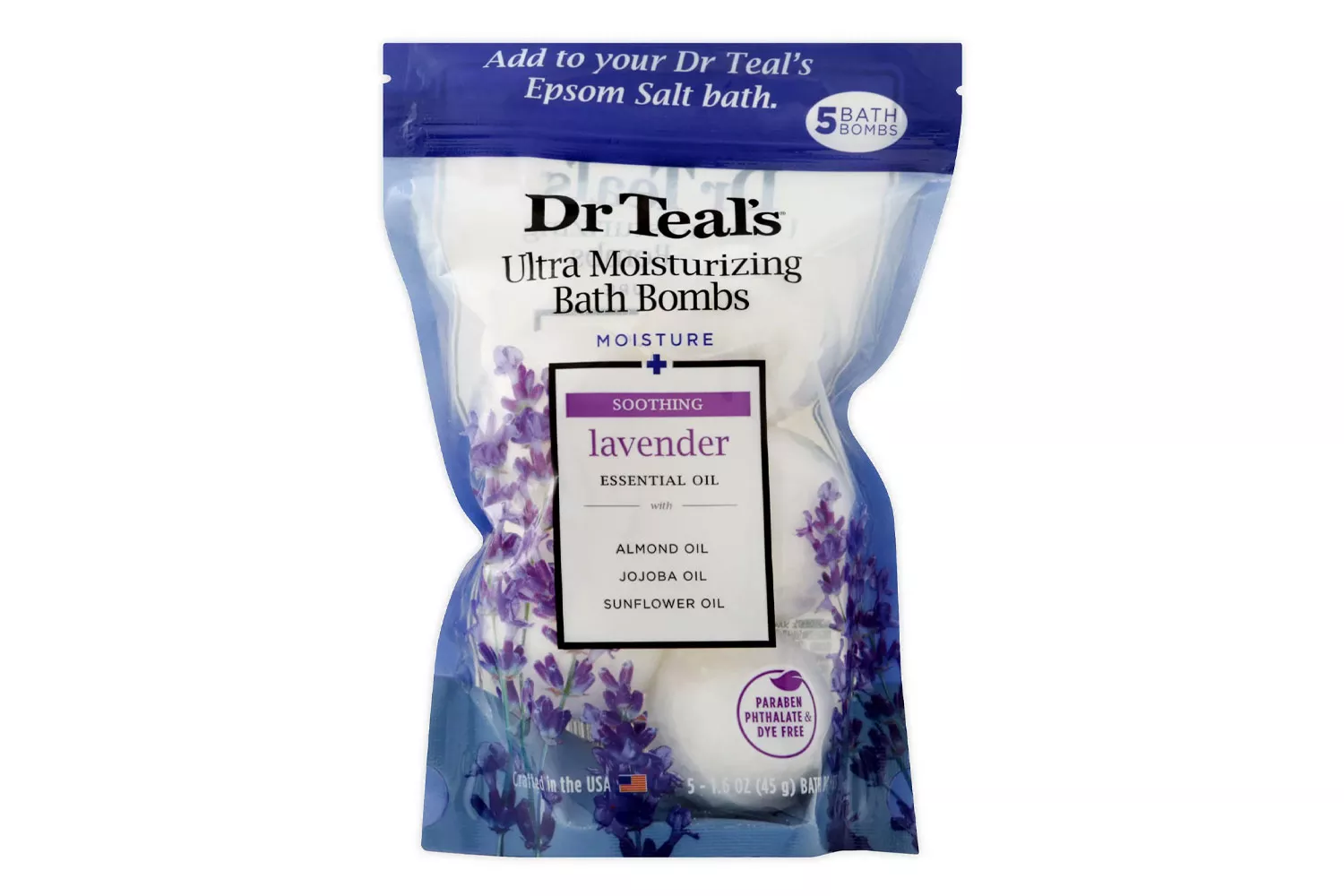 Dr. Teal's Lavender Ultra Moisturizing Bath Bombs