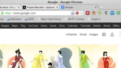 Get the Black Google Menu Bar Back with this Chrome Extension