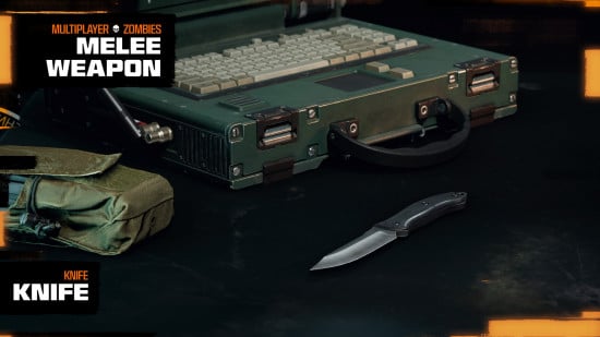 Image of the basic Blakc Ops 6 combat knife, which is one of the best BO6 weapons.