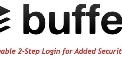 How to Enable Two-Factor Authentication in Buffer