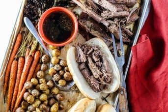 French Dip Roast Beef for the Crock Pot