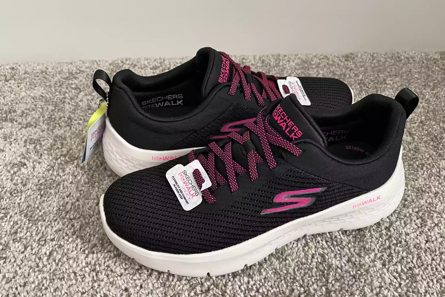 Skechers Go Walk Flex Alani Walking Shoes displayed on carpet