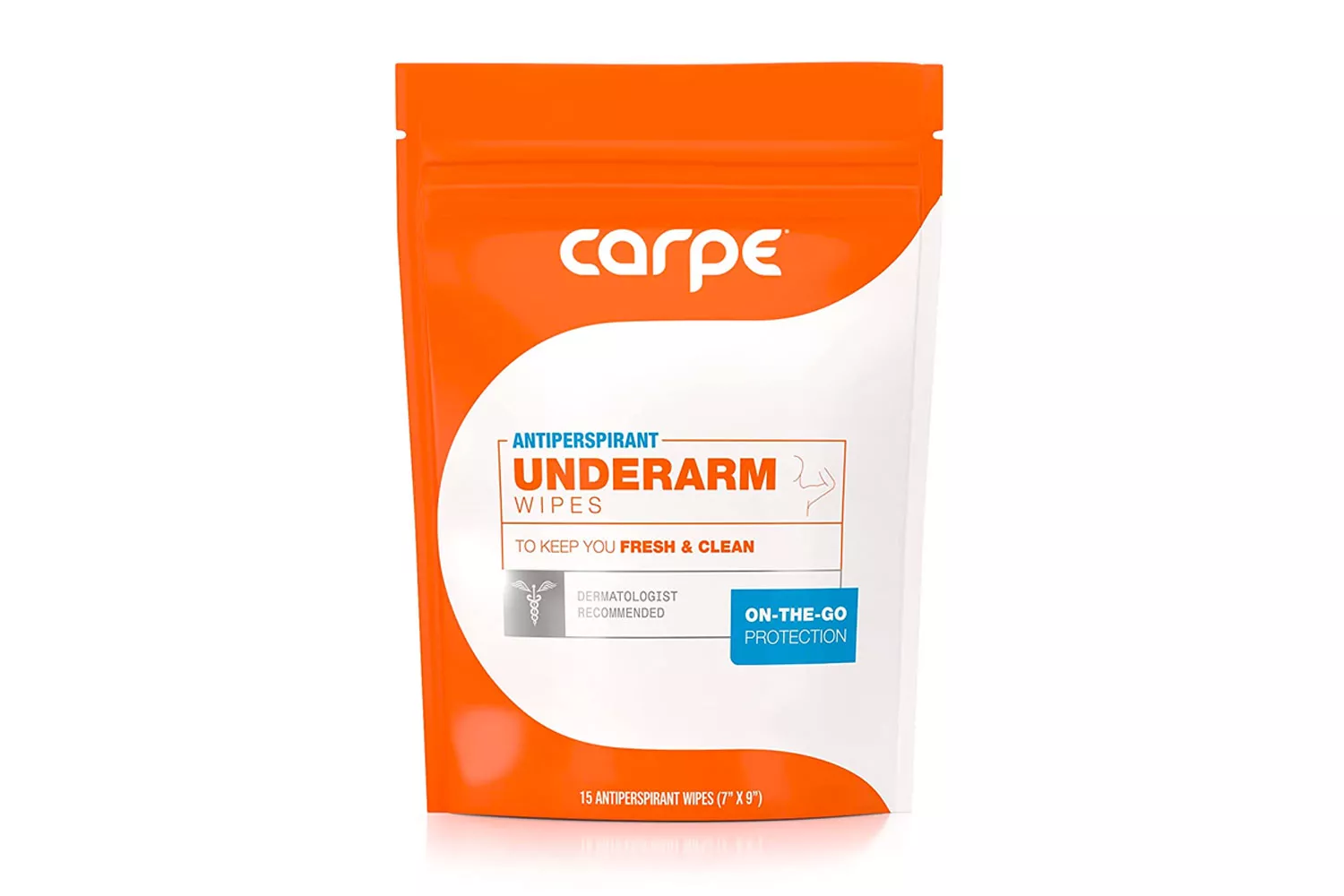 Amazon Carpe On-the-Go Antiperspirant Underarm Wipes
