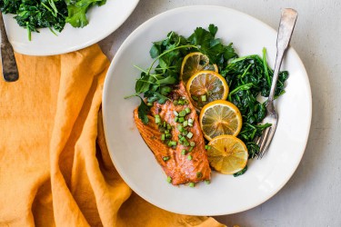 Honey Ginger Grilled Salmon