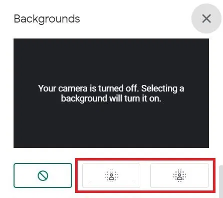 Change Background Meet