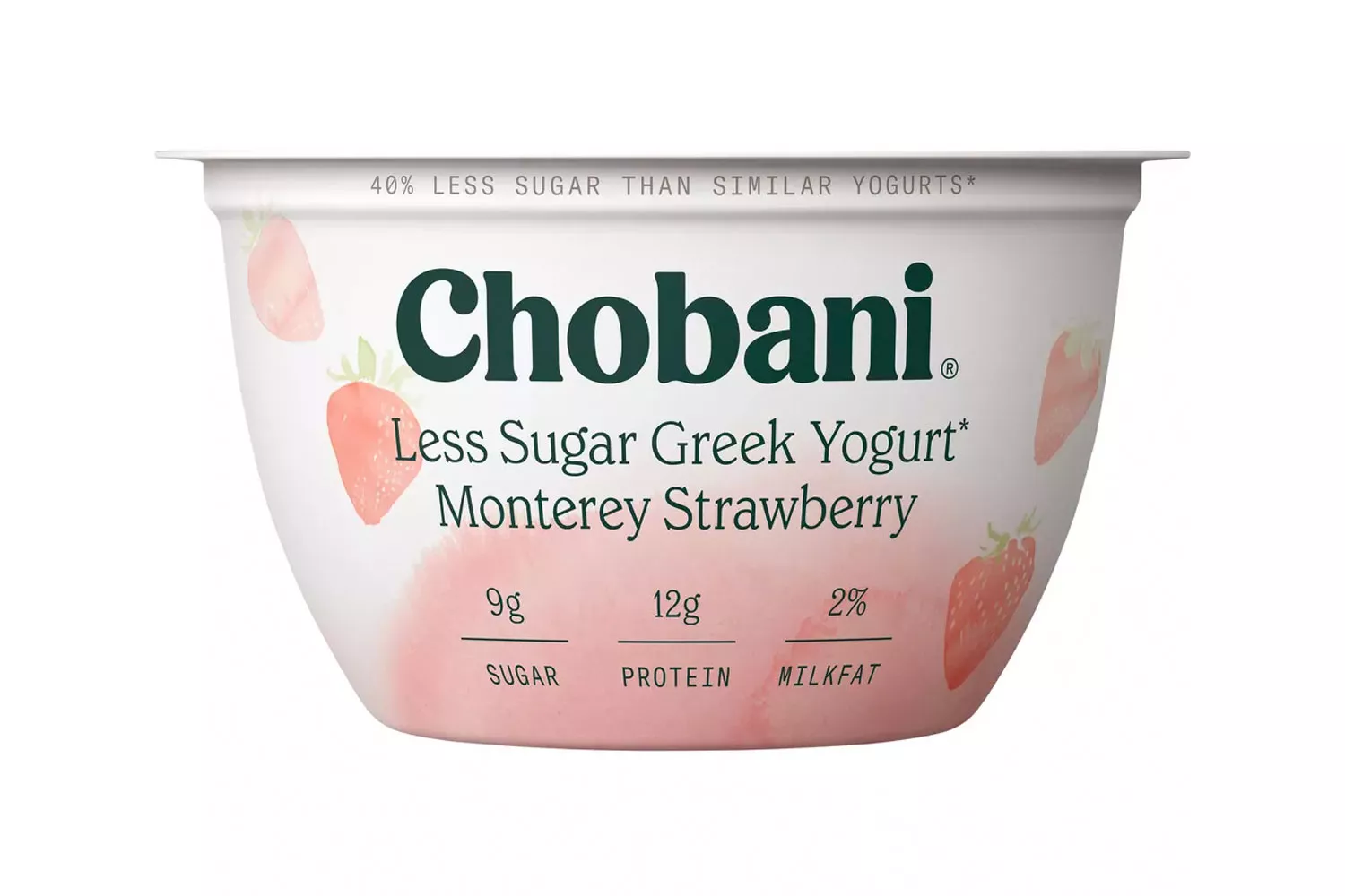 Chobani Monterey Strawberry Low Fat Blended Greek Yogurt - 5.3oz