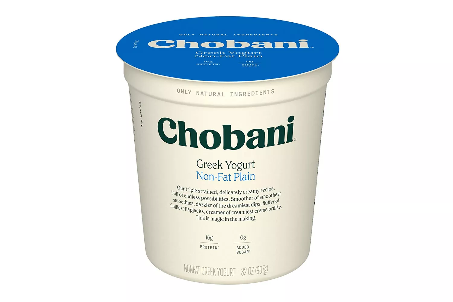 Chobani Non-fat Greek Yogurt, Plain 32oz