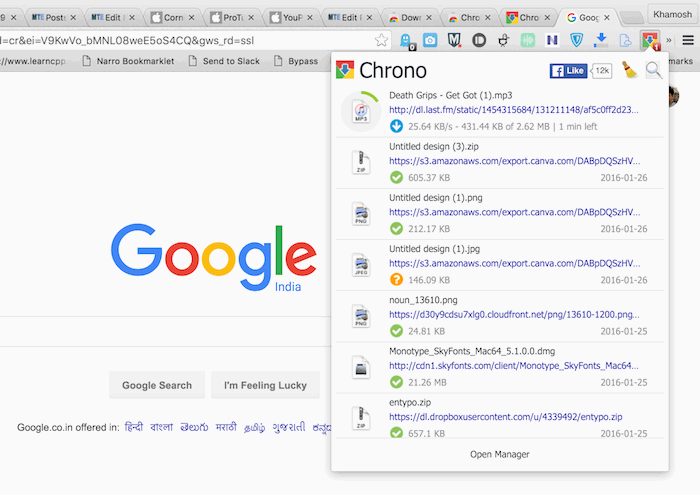 chrome-download-chrono