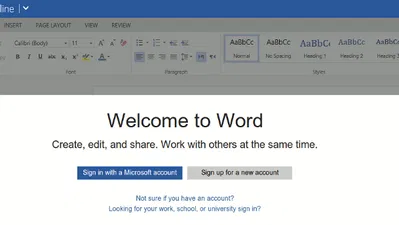 Using the New Microsoft Office App in Chrome