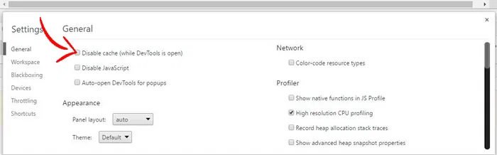 clear_cache_specific_site_turn_off