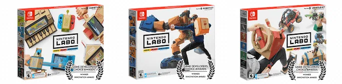 Kits for the Nintendo Labo platform.