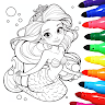 Mermaid Coloring:Mermaid games