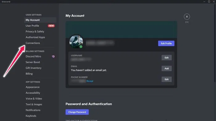 Connect Spotify To Discord Desktop Connections