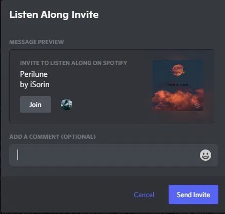 Connect Spotify To Discord Desktop Send Invite Listening Party