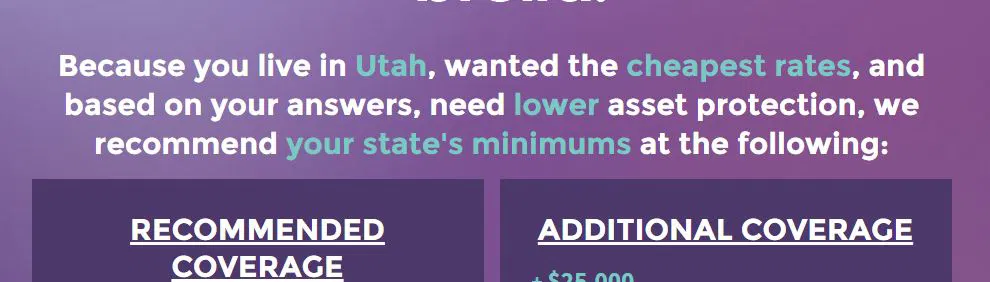 cost of living estimate tools - insurance calculator