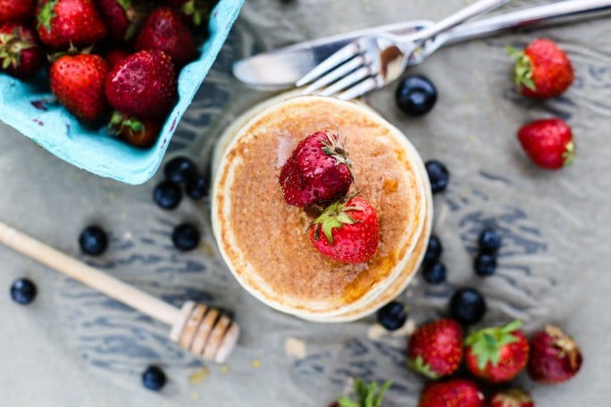 Oatmeal Cottage Cheese Pancakes